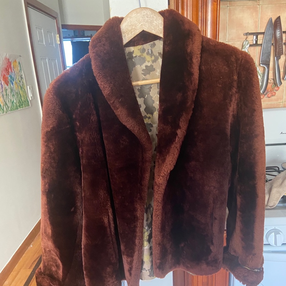 Vintage Sears furry jacket
